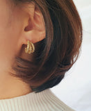 Unique Shimmery Hoop Earrings-Holiholic