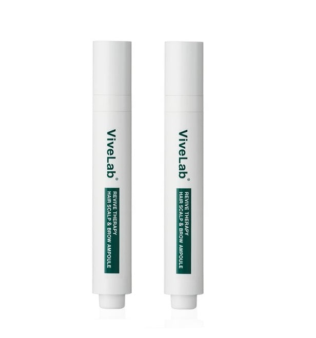[ViveLab] 1+1 Revive Therapy Hair Scalp & Brow Ampoule 15ml-Holiholic