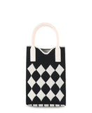 Vivid Square Knit Bag #Small -Holiholic