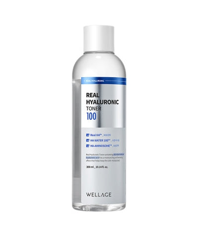 [WELLAGE] Real Hyaluronic 100 Toner 200ml-Holiholic