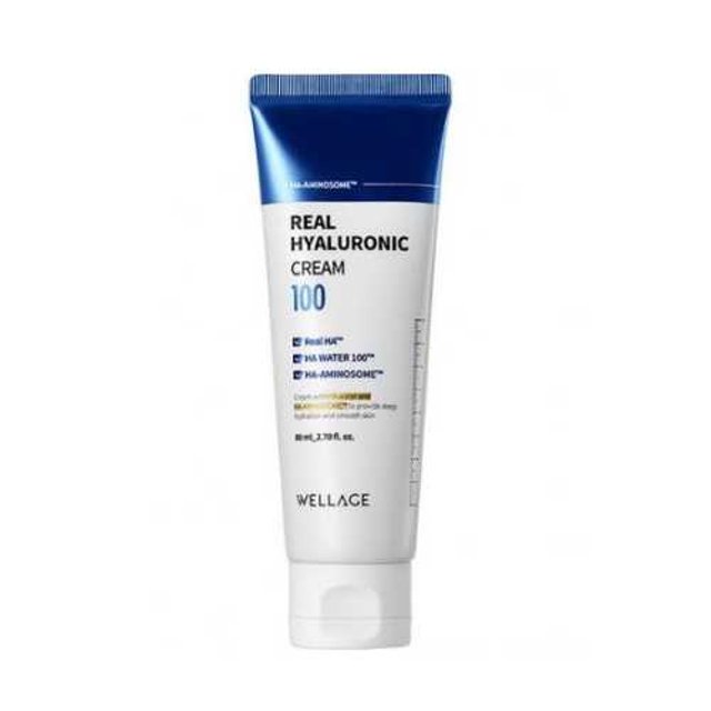 [WELLAGE] Real Hyaluronic 100 Cream 80ml – Lotion & Moisturizer by WELLAGE l HOLIHOLIC Main image
