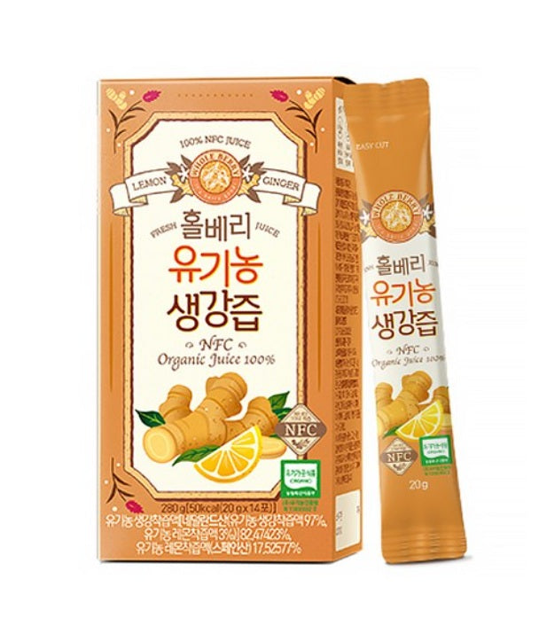 [Wholeberry] Organic Lemon Ginger Shot-Holiholic
