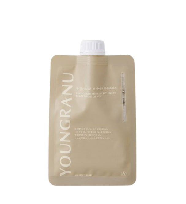 [YOUNGRANU] Protein Fit Shake #BLACK MIXED GRAIN-Holiholic Main image