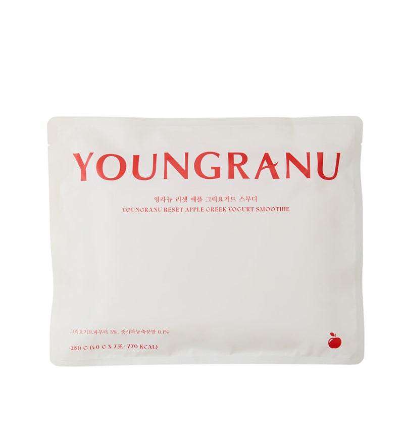 [YOUNGRANU] Reset Apple Greek Yogurt Smoothie-Holiholic