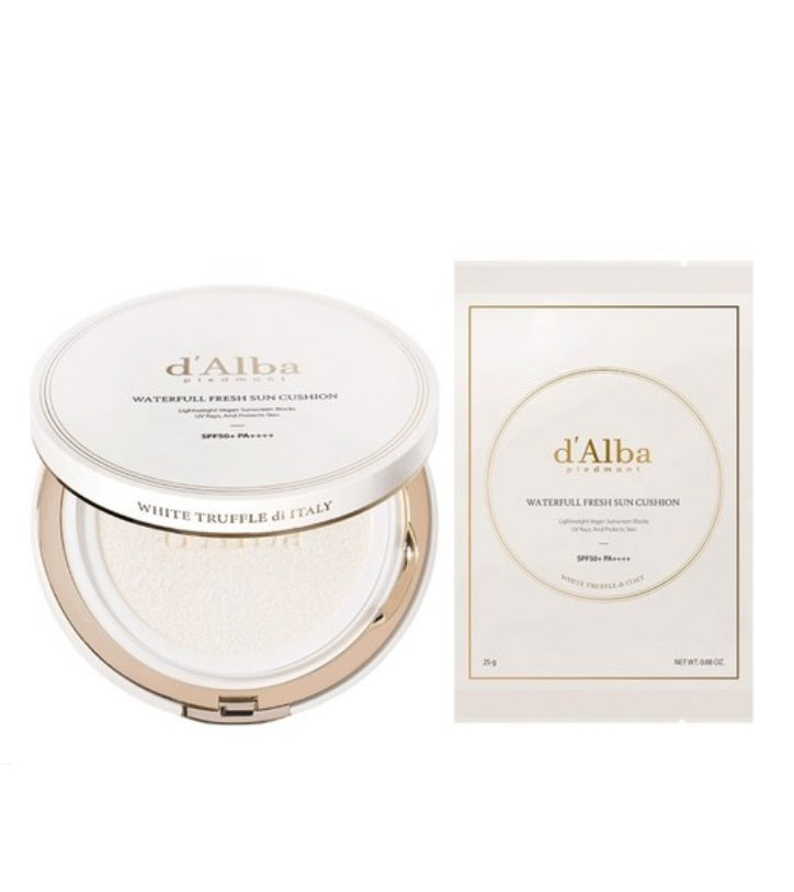 [d'Alba] Waterful Fresh Sun Cushion Set
