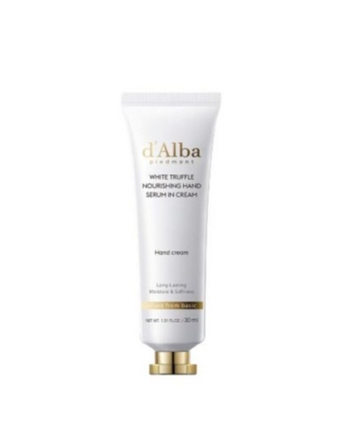 [d’Alba] White Truffle Nourishing Hand Serum in Cream 30ml-Holiholic Main image