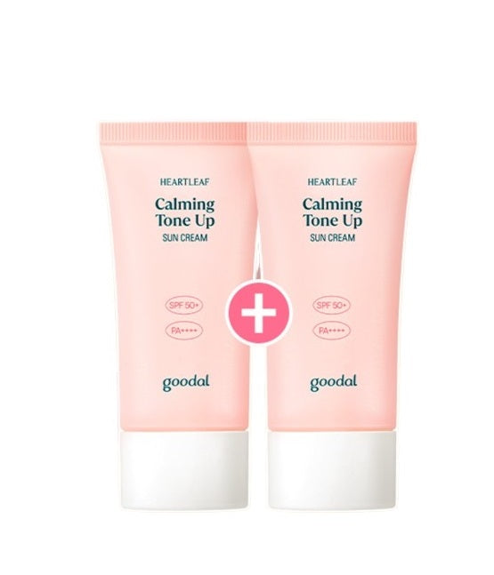 [goodal] 1+1 Heartleaf Calming Tone Up Sun Cream SPF50+ PA++++ 50ml Main image