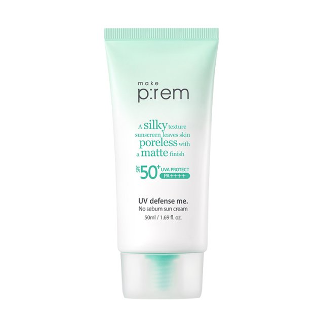 [make p:rem] UV Defense Me No Sebum Sun Cream 50ml – Sunscreen by make p:rem l HOLIHOLIC Main image