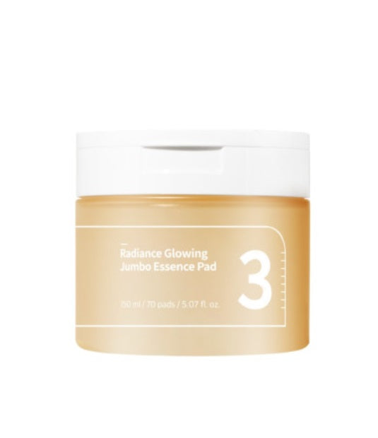 [numbuzin] No.3 Radiance Glowing Jumbo Essence Pad 70pads-Holiholic Main image