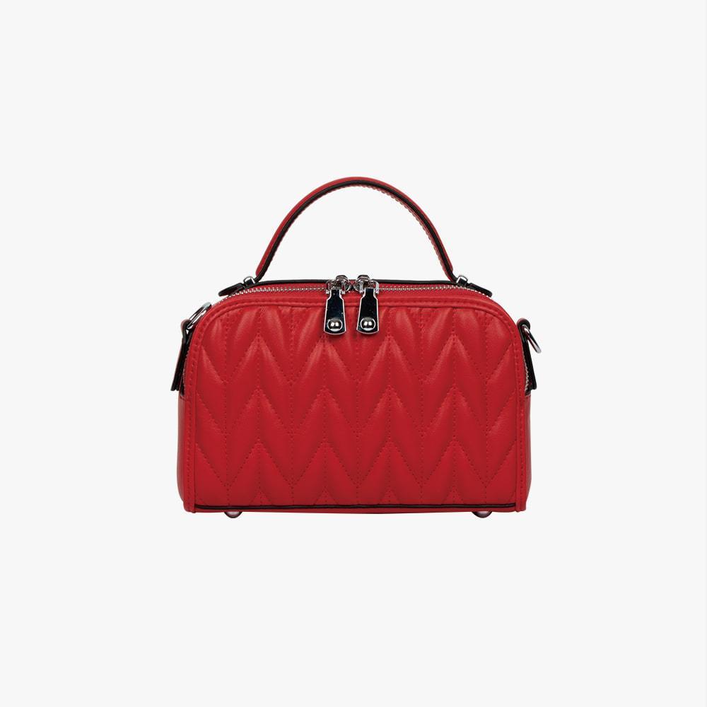 Double Strap Mini Leather Bag - HOLIHOLIC