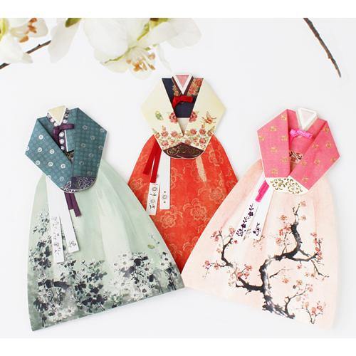 Hanbok Message Card Set - 3pcs - HOLIHOLIC