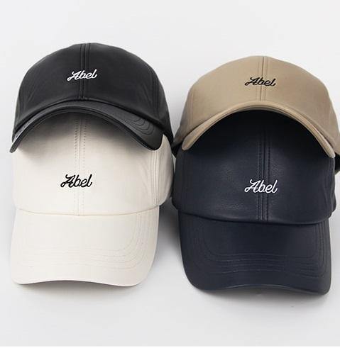 Abel Leather Ball Cap - HOLIHOLIC