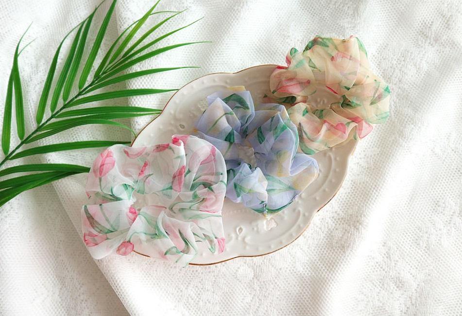 Lovely Floral Scrunchie - HOLIHOLIC