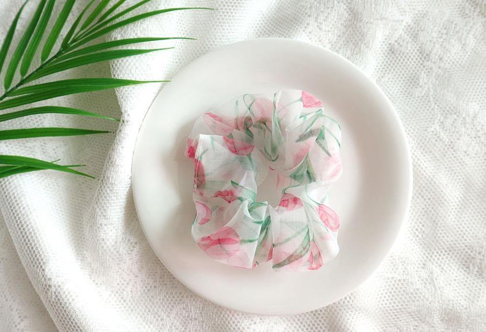 Lovely Floral Scrunchie - HOLIHOLIC