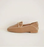 Line Point Flat Loafer - HOLIHOLIC