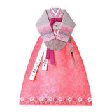Hanbok Message Card – Pink Skirts