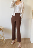 Dayz Ankle Length Linen Trousers - HOLIHOLIC