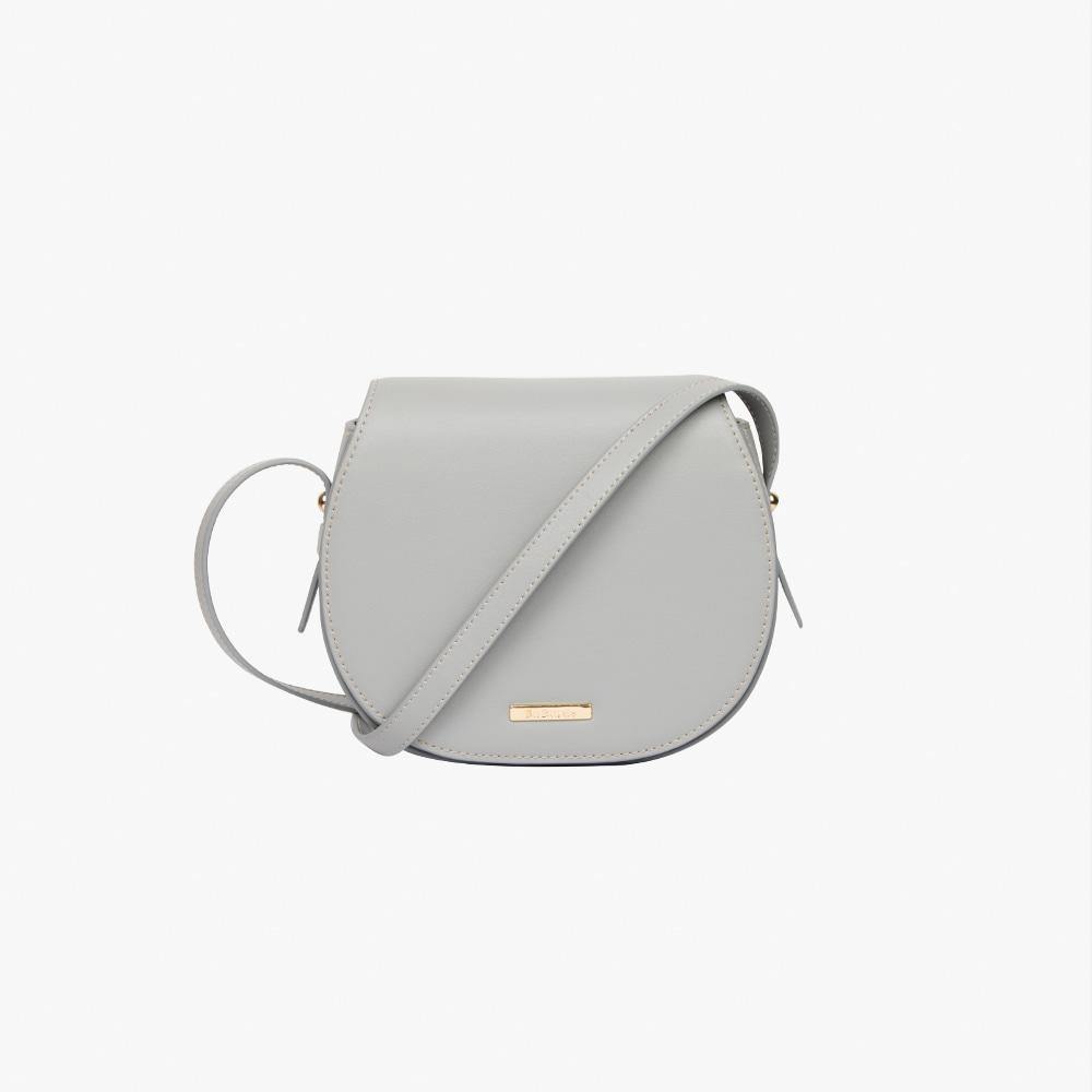 Bubble Roundy Hip Leather Cross Bag - HOLIHOLIC