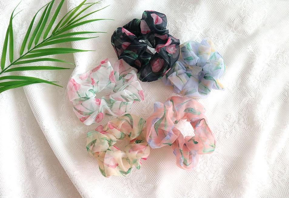 Lovely Floral Scrunchie - HOLIHOLIC