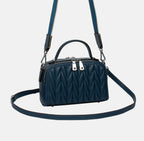 Double Strap Mini Leather Bag - HOLIHOLIC