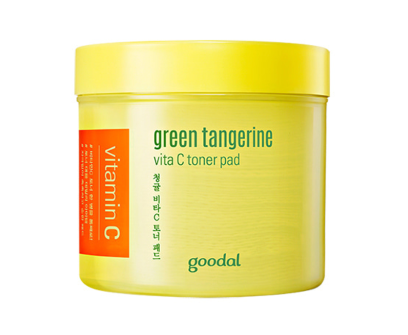[goodal] Green Tangerine Vita C Toner Pad (70pads / 140ml) - HOLIHOLIC