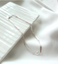 [92.5 Silver] Silver Bar Chain Double Anklet - HOLIHOLIC