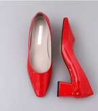 Enamel Daily Middle Heels - HOLIHOLIC