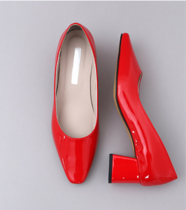 Enamel Daily Middle Heels - HOLIHOLIC