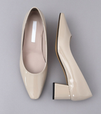 Enamel Daily Middle Heels - HOLIHOLIC