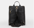 Croc Pocket Leather Backpack - HOLIHOLIC