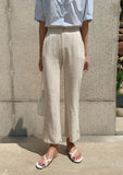 Dayz Ankle Length Linen Trousers