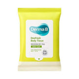 [Derma B] DeoFresh Body Tissue 10 Sheets - HOLIHOLIC