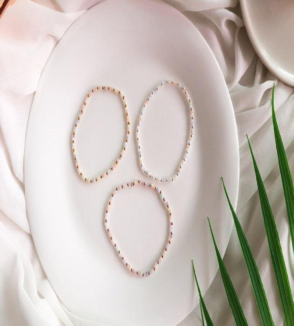 [92.5 Silver] Crystal Silver Ball Bracelet Secondary image