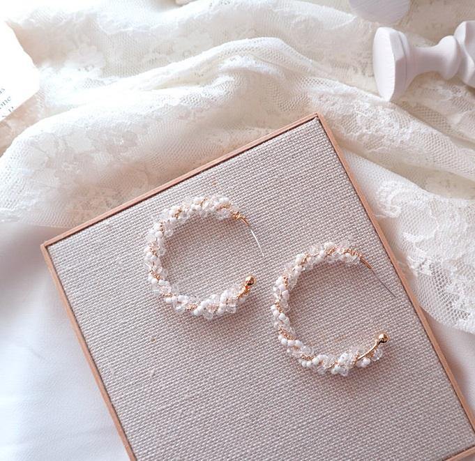 Charm Hoop Earring - HOLIHOLIC