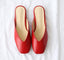 Crayon V cut mules - HOLIHOLIC