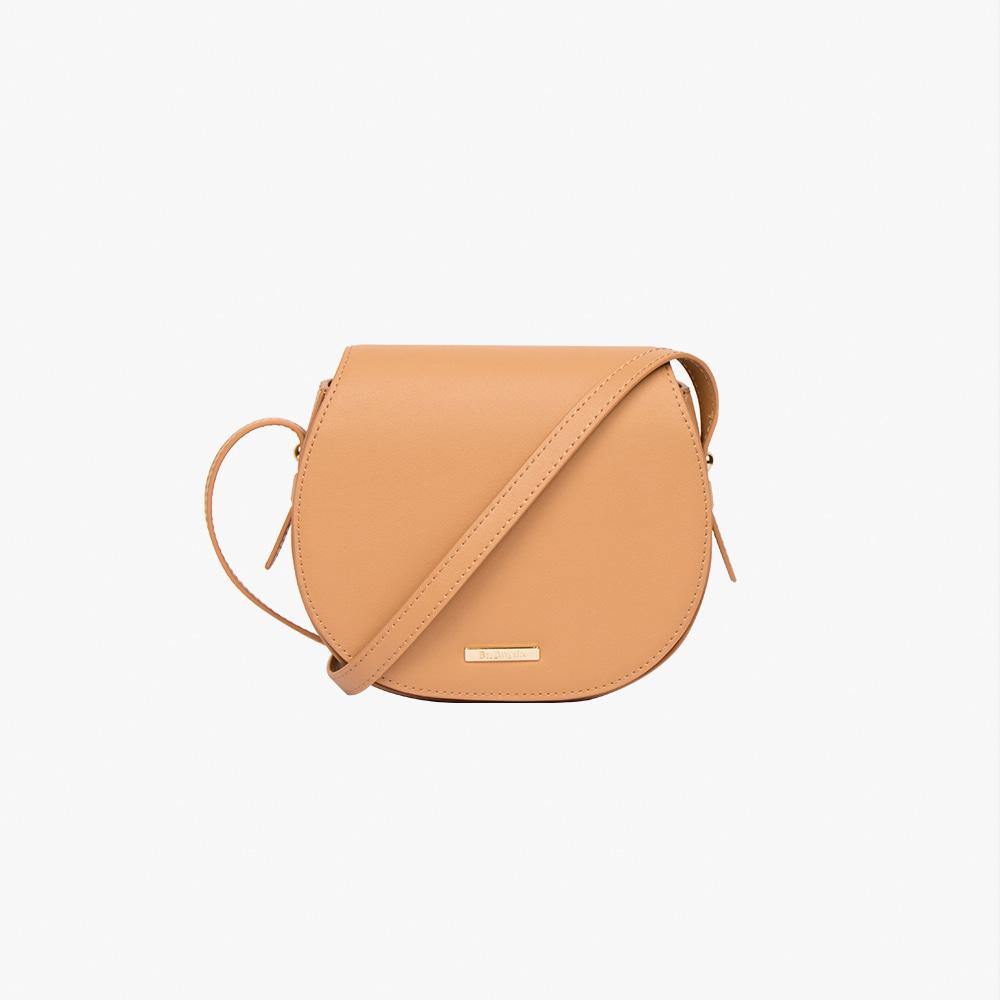 Bubble Roundy Hip Leather Cross Bag - HOLIHOLIC