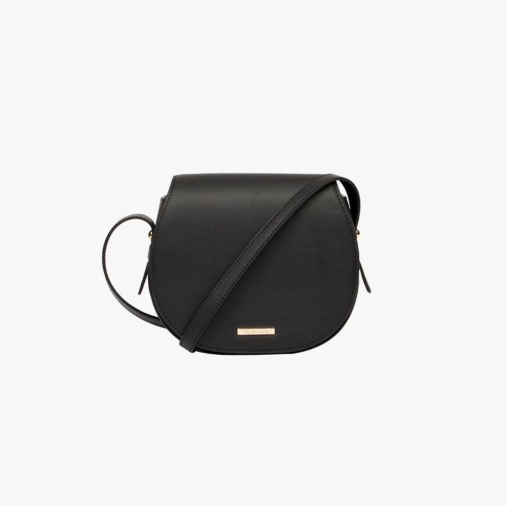 Bubble Roundy Hip Leather Cross Bag - HOLIHOLIC
