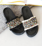 Simple but Unique Beads Slippers