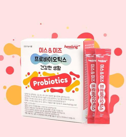 [HEALING] MISS & MIZ PROBIOTICS  2g * 30 sticks - HOLIHOLIC Main image