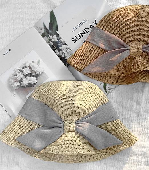 Handmade Bow Line Hat - HOLIHOLIC