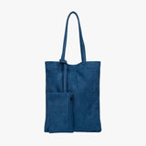 Suede Square Bag with Pouch