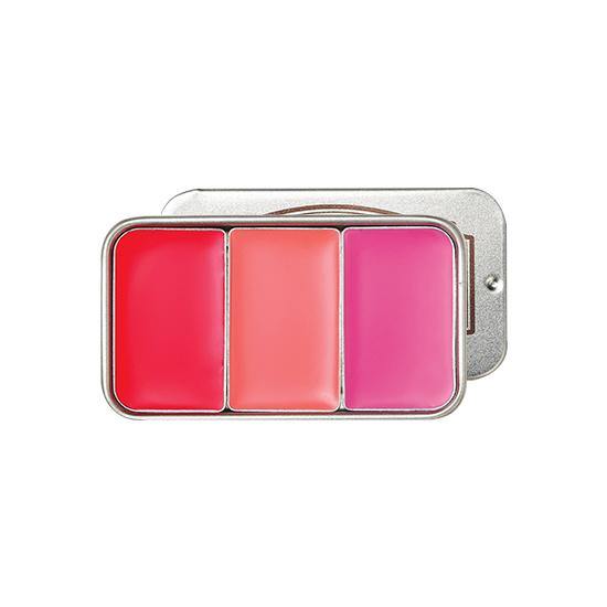 [SKINFOOD] Fresh Fruit Lip & Cheek Trio - #2 Strawberry - HOLIHOLIC Main image