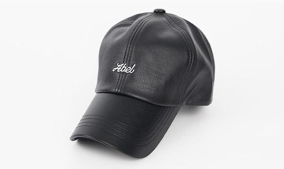 Abel Leather Ball Cap - HOLIHOLIC