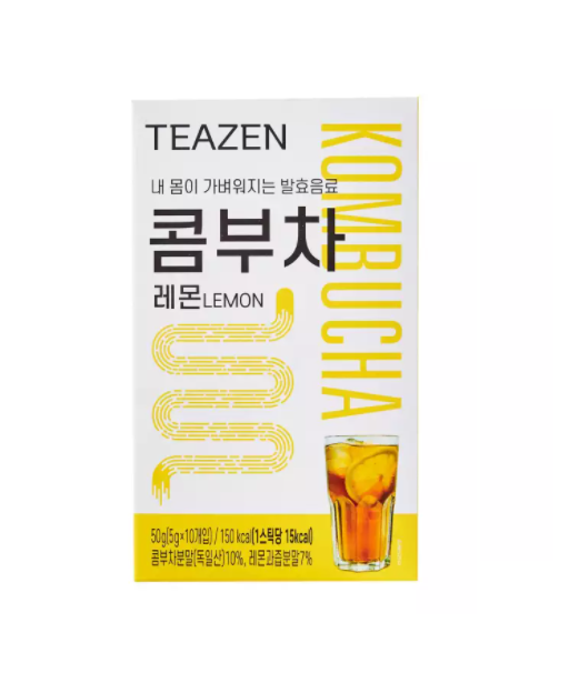 [TEAZEN] Kombucha Lemon Tea  5g * 10 sticks - HOLIHOLIC