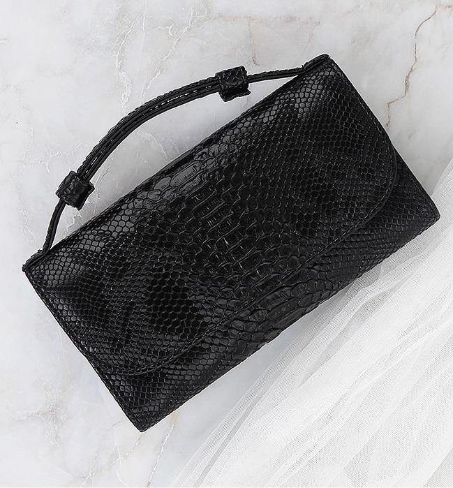 Kate & Jamie Leather Clutch Bag - HOLIHOLIC Main image