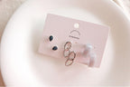 Do Re Mi Earring Set (3sets) - HOLIHOLIC
