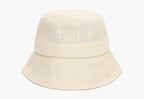 Simple Linen Bucket Hat - HOLIHOLIC