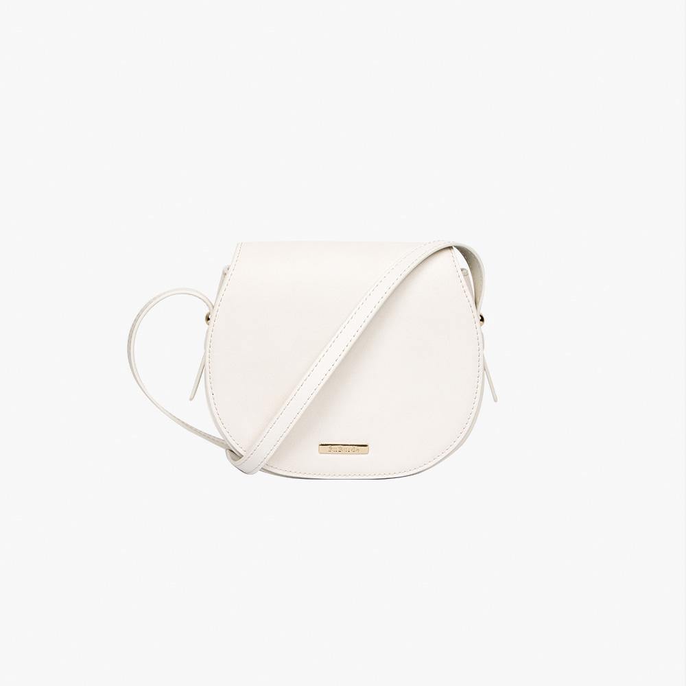 Bubble Roundy Hip Leather Cross Bag - HOLIHOLIC