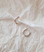[92.5 Silver] Basic Square Hoop Earrings - HOLIHOLIC