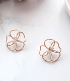 [92.5 Silver] Cherry Blossom Earring